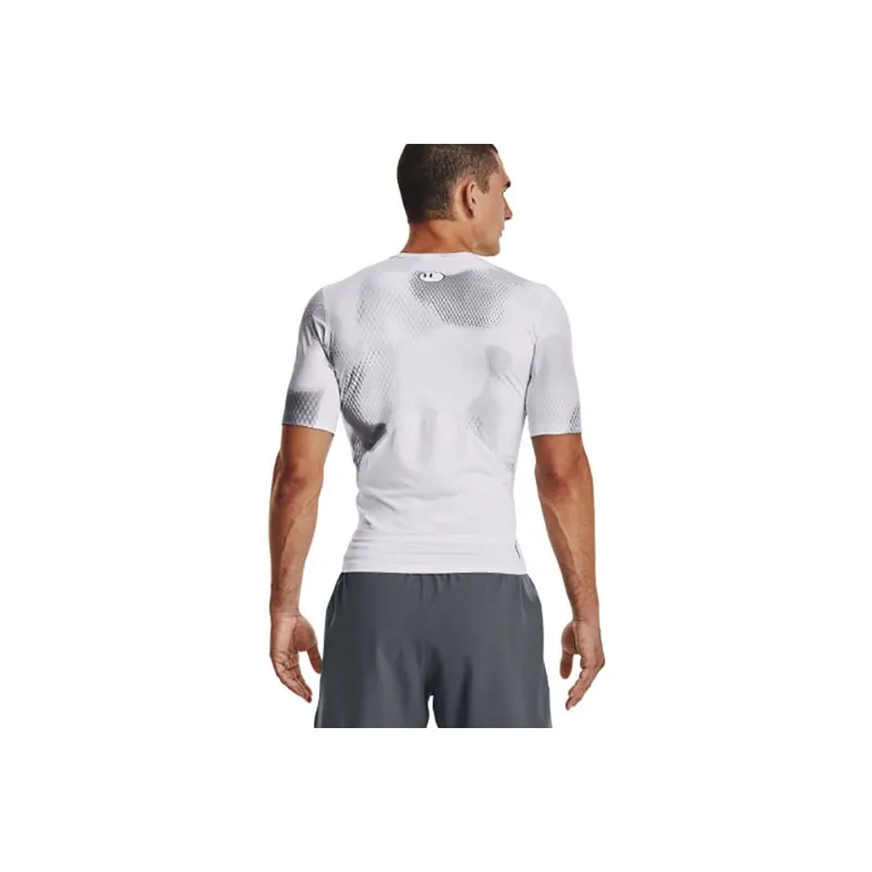 Under Armour Men's UA Iso-Chill Compression Printed Short Sleeve White-3